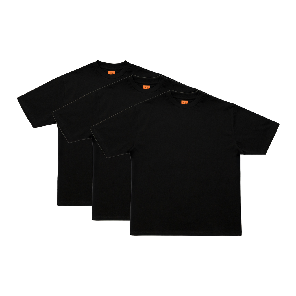 The Black Tee 3 Pack