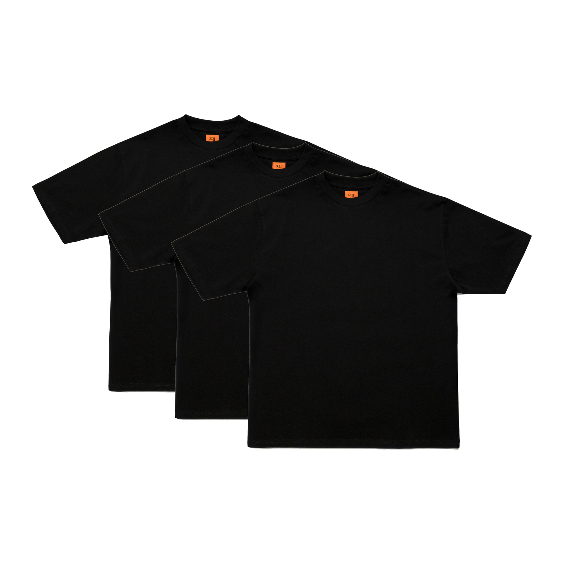 The Black Tee 3 Pack