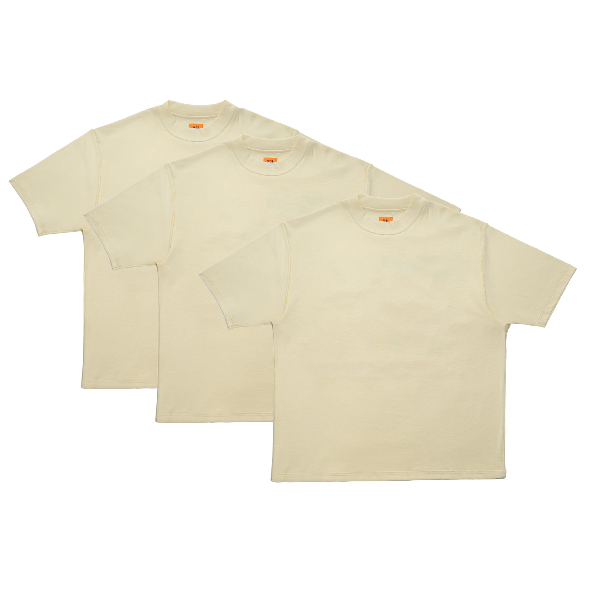 The Cream Tee 3 Pack